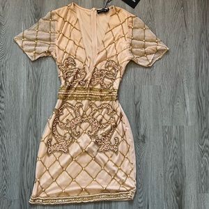 Glamours beaded PrettyLittleThings dress